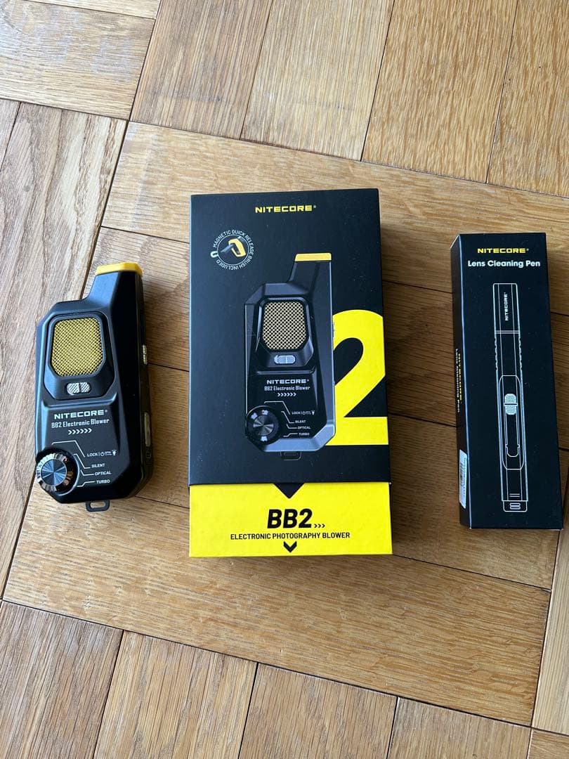 NITECORE BB2 電子ブロワー + レンズクリーニングペン