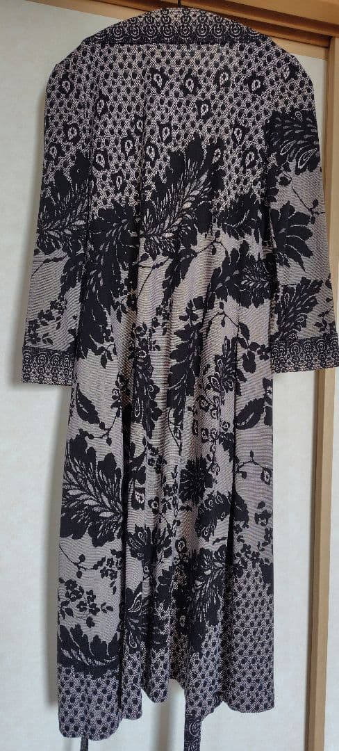 美品♡DVF　シルク　花柄レースプリント　ラップワンピース　カシュクール　US4
