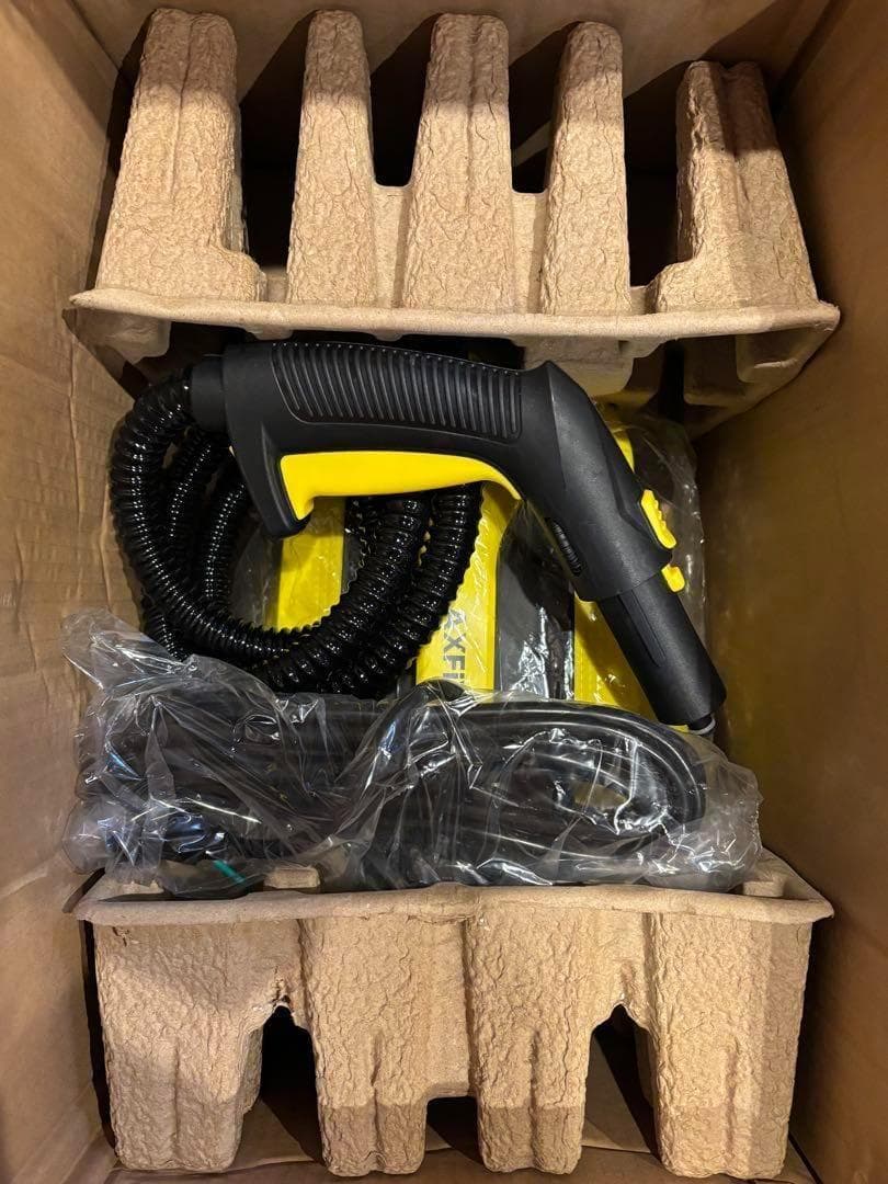 AXFIVE スチームクリーナー 高耐久キャニスタースチーマー 28 個のアクセ