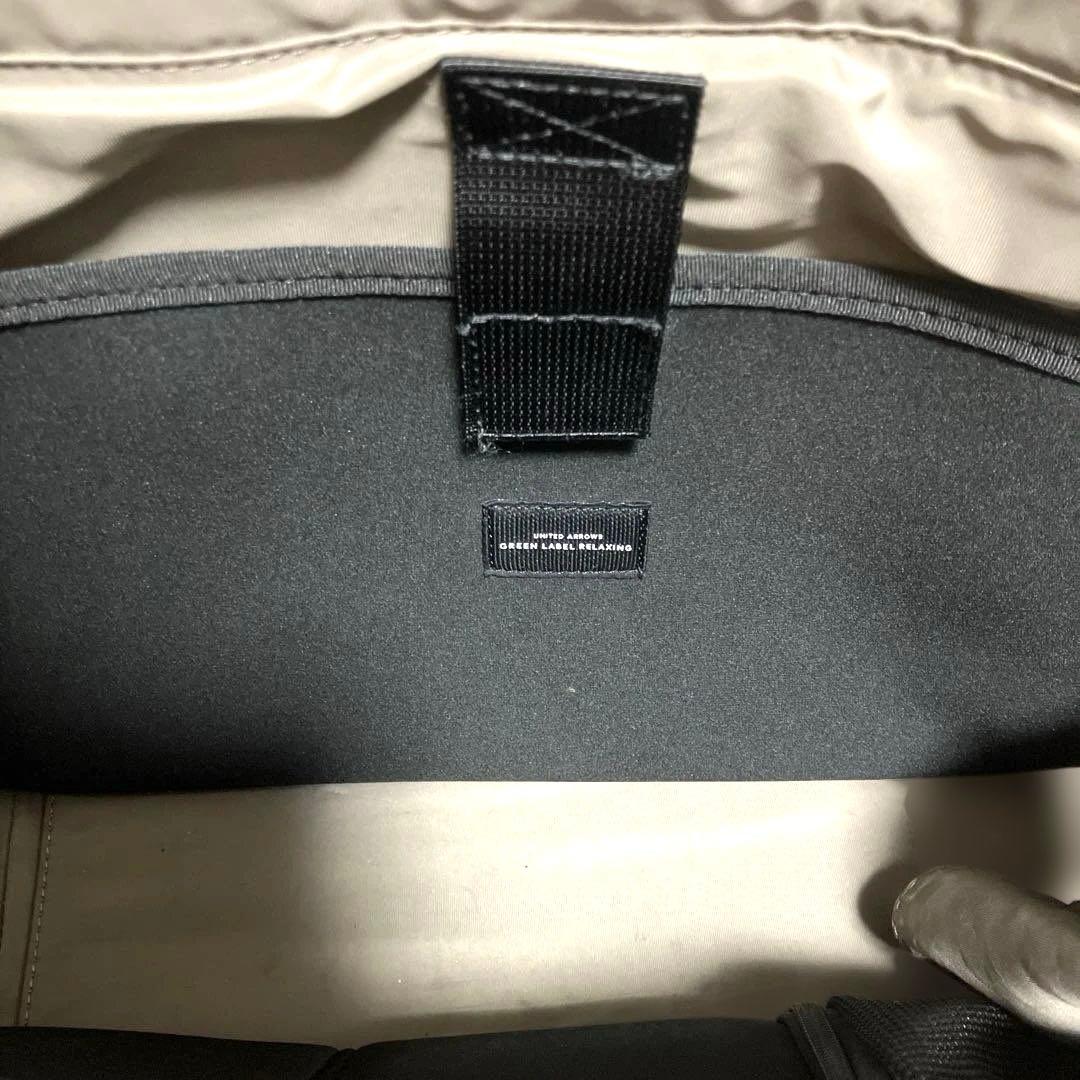 【美品】ユナイテッドアローズ グリーンレーベル レザー トートバッグ ブラック