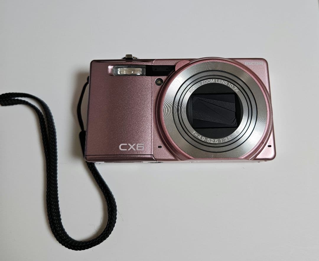 ✨美品✨『動作確認済み』RICOH リコー CX6 ピンク デジカメ コンデジ
