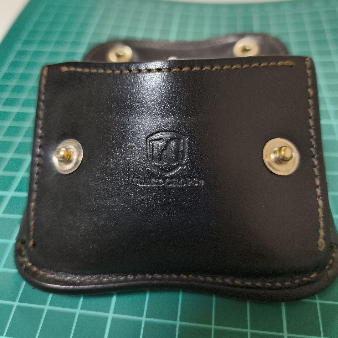 ★ラストクロップス LCタング サドルプルアップレザー ブラック　パイソン