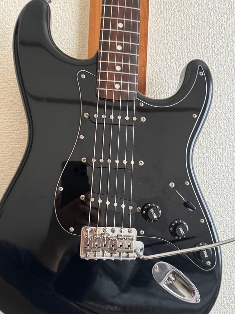 美品　国産フジゲン製　squierストラトキャスター　sst-33 silver