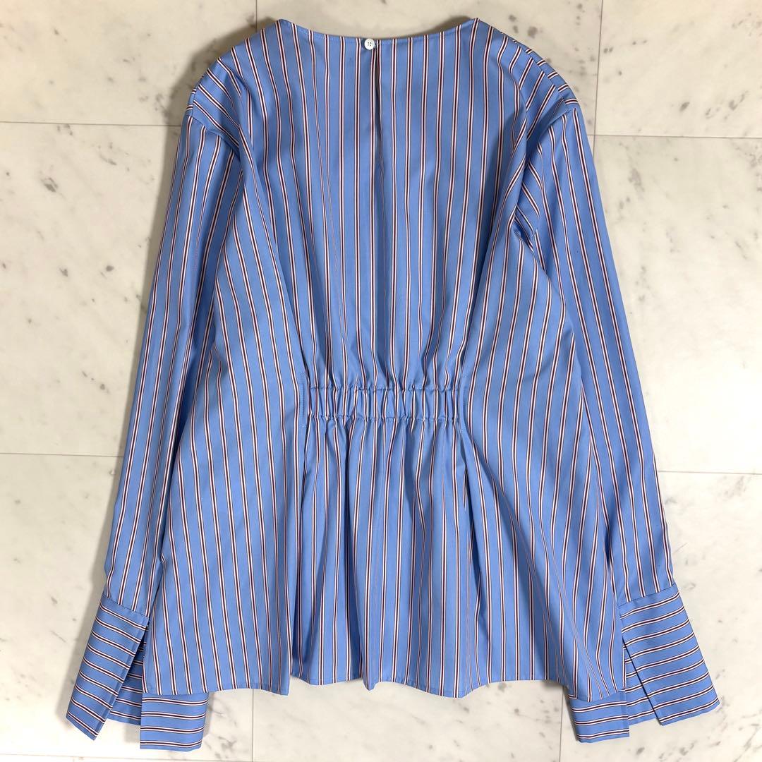 美品 マカフィー トゥモローランド コットンブロードプルオーバーブラウス 洗える