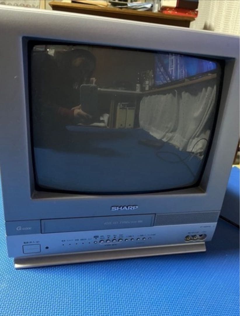 シャープ　ブラウン管　テレビデオ