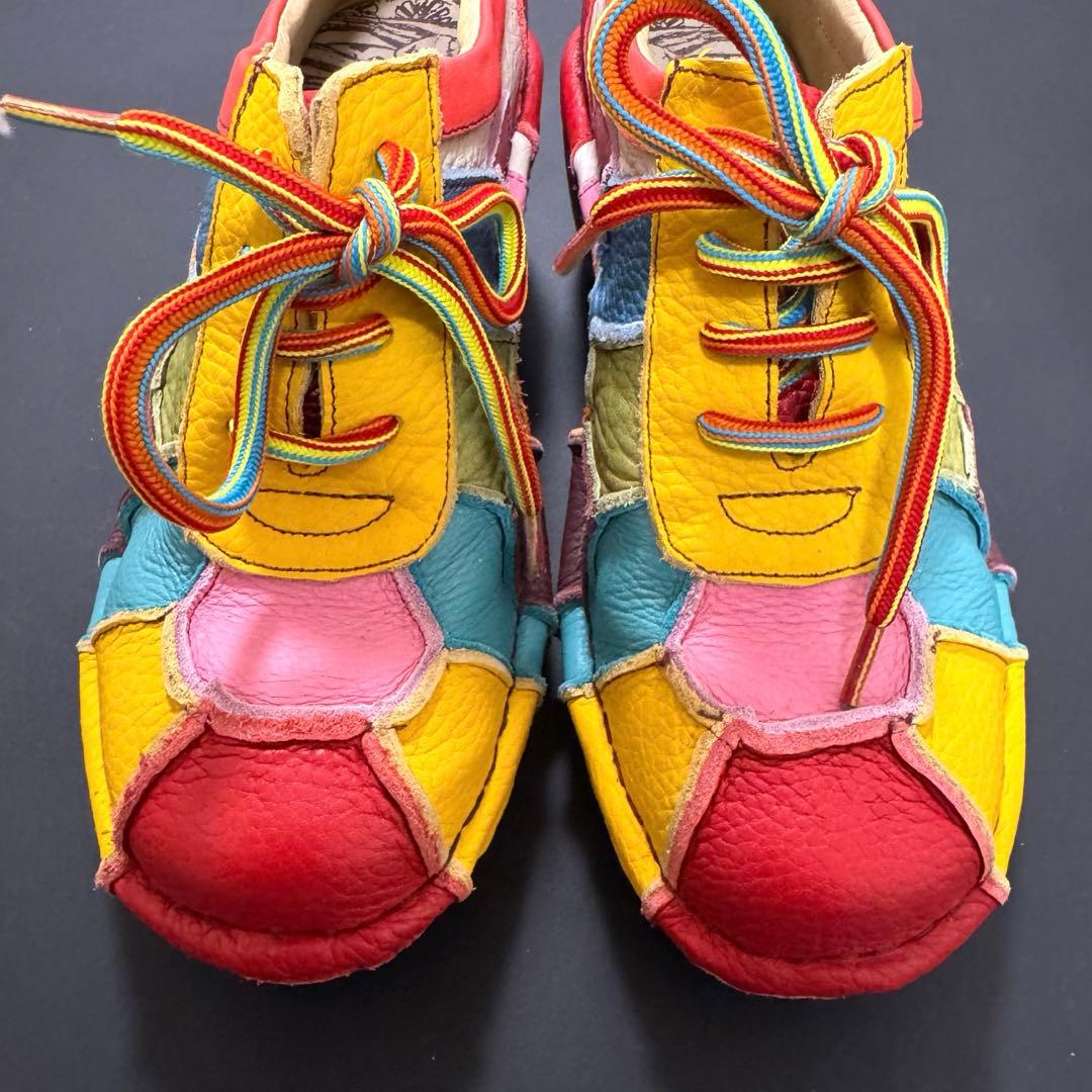 Estacion エスタシオン パッチワーク　シューズ　サイズL