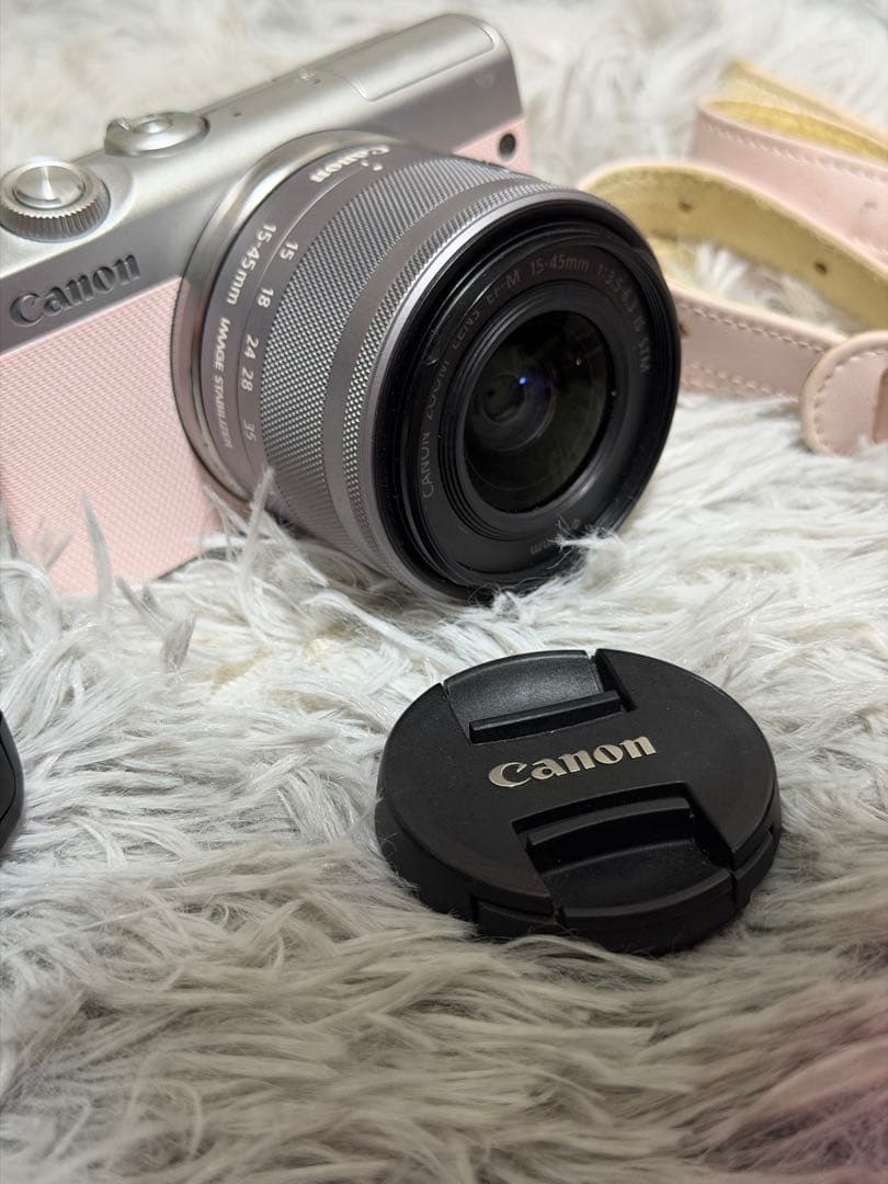 Canon EOS M100 ピンク EF-M 15-45mm