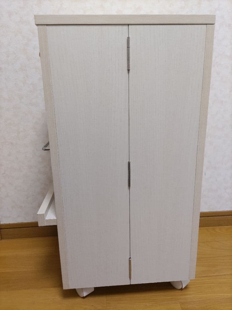コスメワゴン 収納付きドレッサー キャスター付き 鏡付き