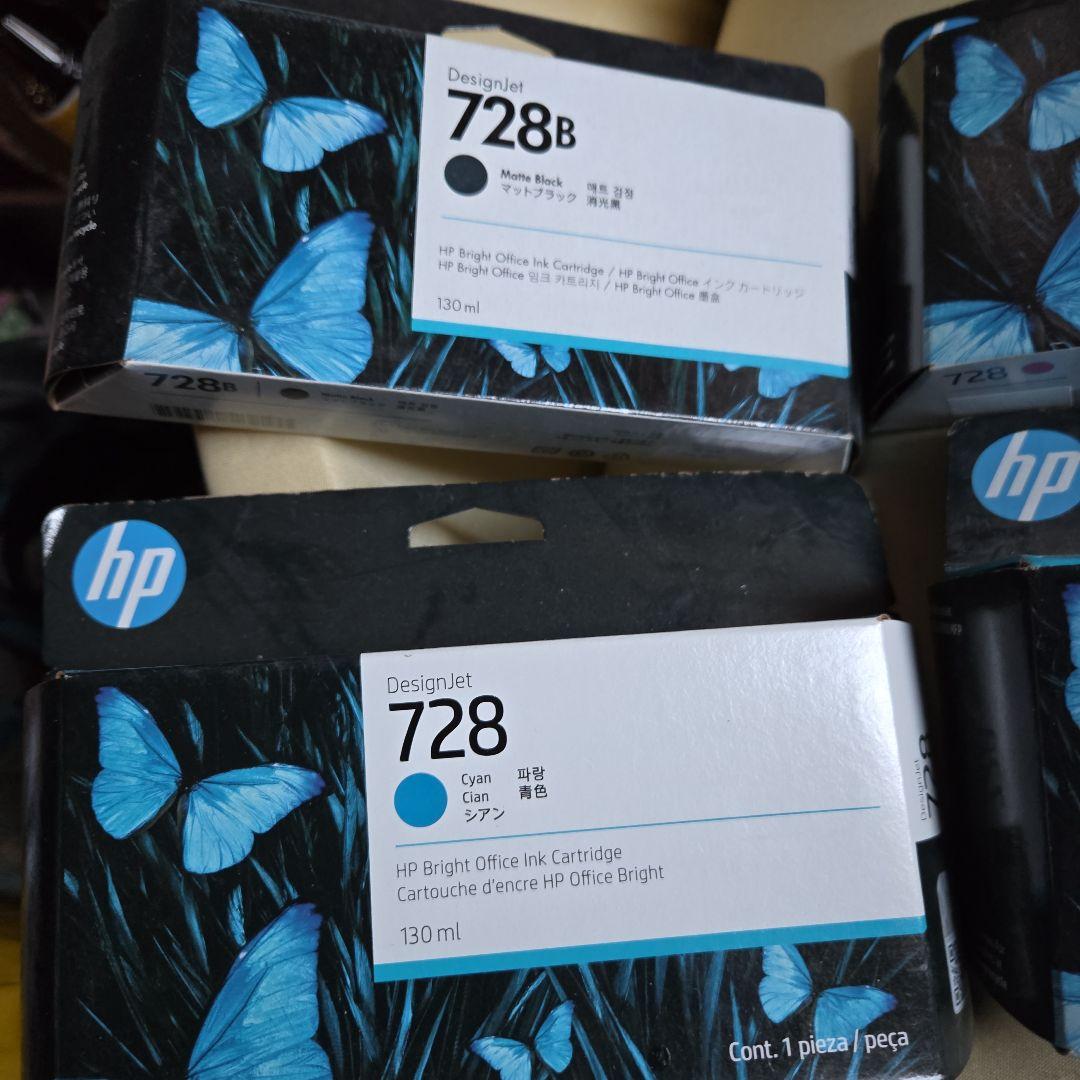 hp DesignJet 728 6個 新品 未使用