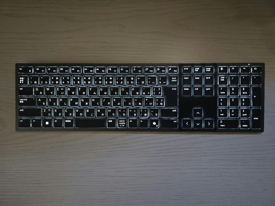 【即日発送】DELL KB900 日本語配列 ワイヤレスキーボード バックライト
