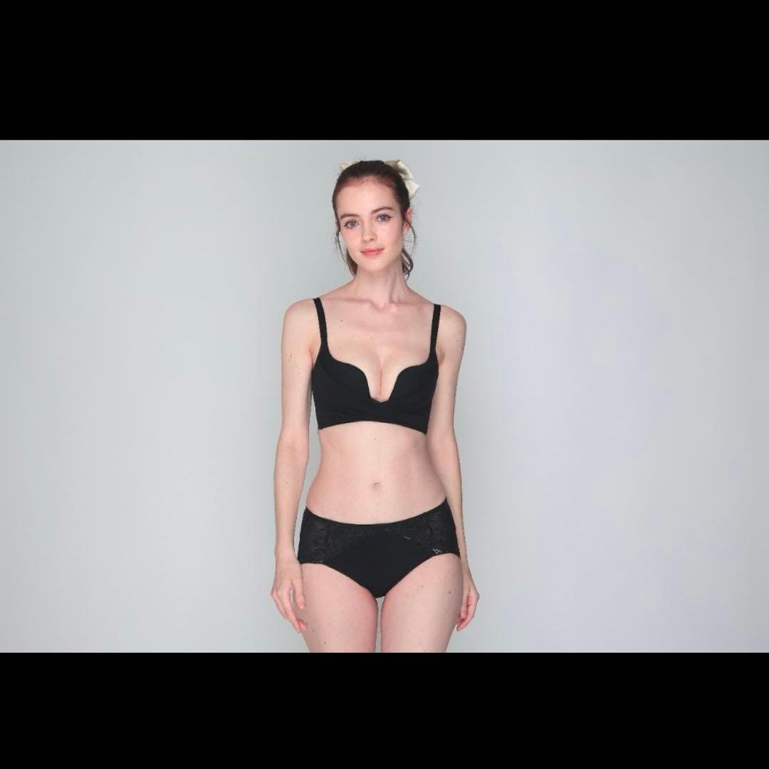 【新品未使用❣️】PGブラ ノンワイヤー Lサイズ ブラック 2枚セット