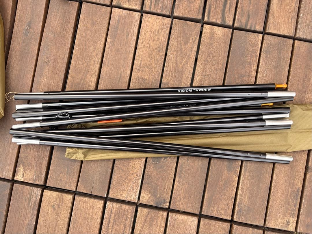 ミニマルワークス ジャックシェルターミニ サイドポールセット タン