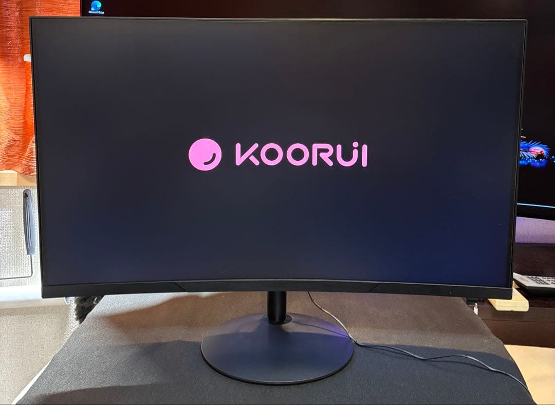 KOORUI 27N5C 曲面ゲーミング LED モニター 27インチ