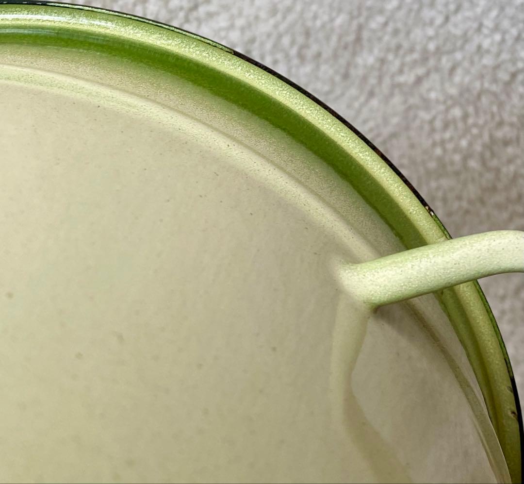 イマン　イヴ　ホーロー製取っ手付きビード入りストッカーLサイズ　欠け無し❣️