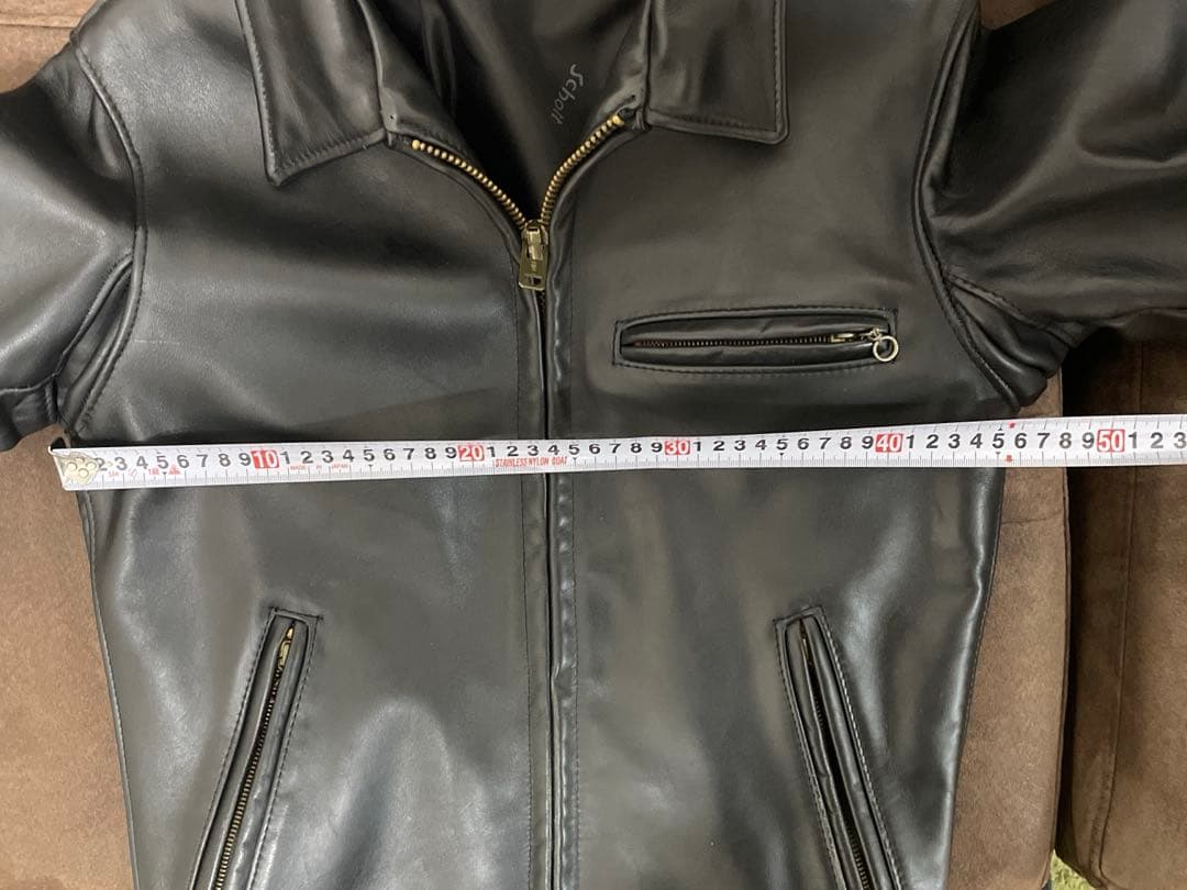 Schott シングルライダースジャケット サイズ34