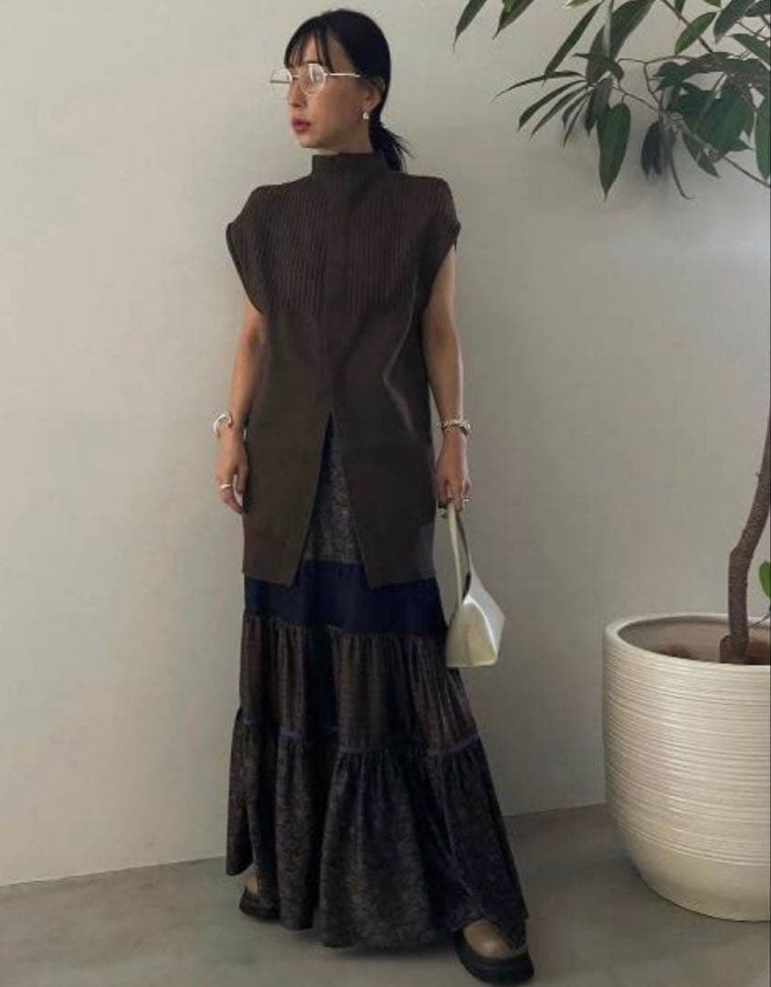 スカート POSIE NOSTALGIC TIERED SKIRT