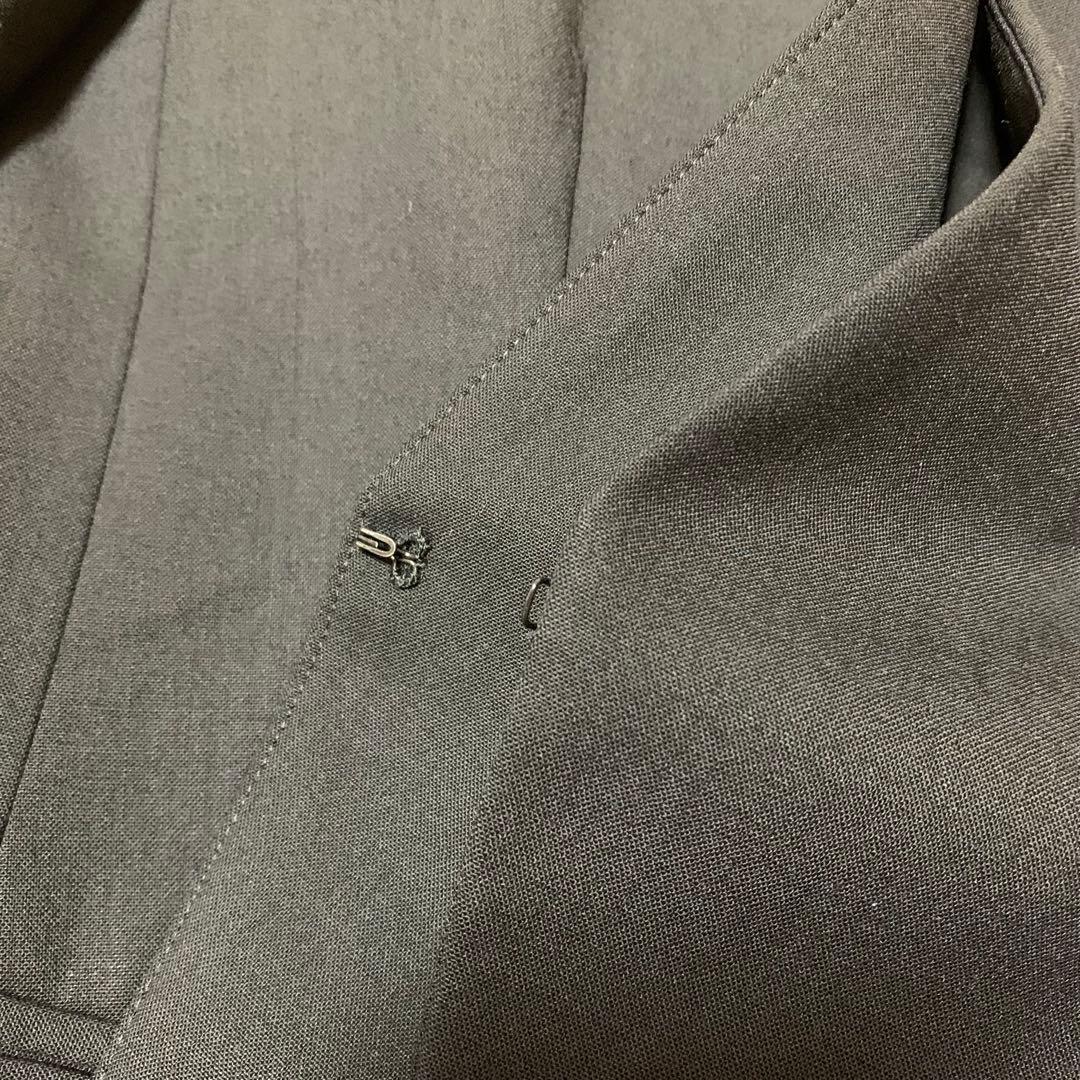 【極美品】セオリー　現行　ノーカラー　0 パンツスーツ　ブラック　フォーマル