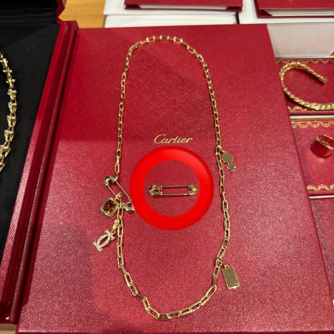 vintage Cartier Cドゥカルティエブローチ 750YG