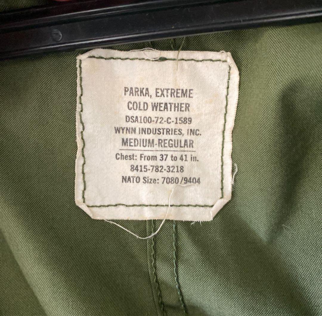 実物 M-65 モッズコート 米軍 M65 ミリタリー　古着