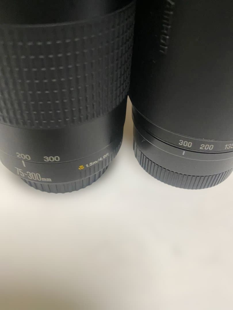 Canon 75-300mm & Tamron 70-300mm ズームレンズ