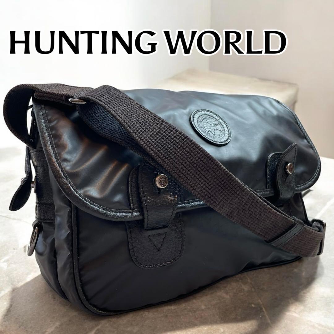 ハンティングワールド バチュークロス メッセンジャー ショルダーバッグ