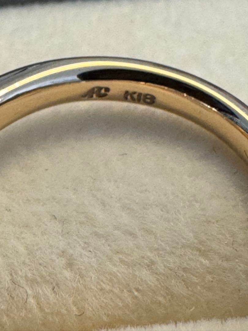 4℃ k18 オパールの指輪