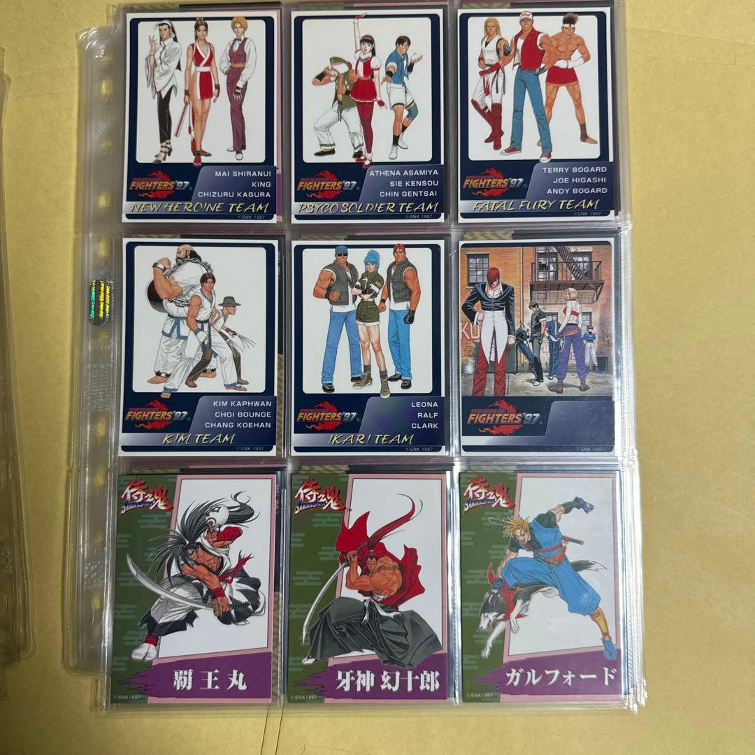 SNK ゲーメスト　コレクション　トレーディング　カード　kof 餓狼　サムスピ