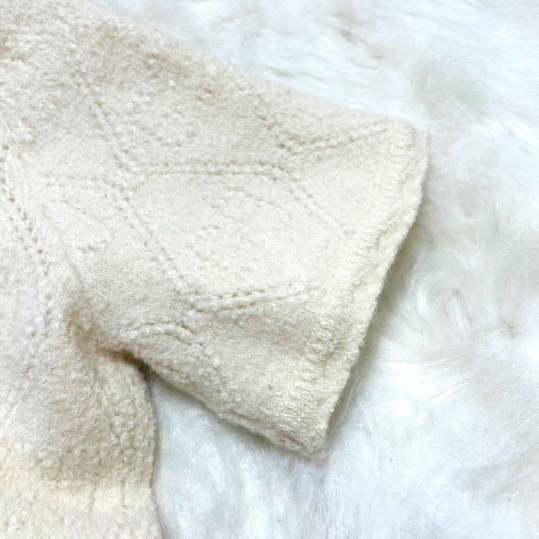 専用꧁美 品꧂ GUCCI グッチ　GG柄ニット アイボリー L 650676