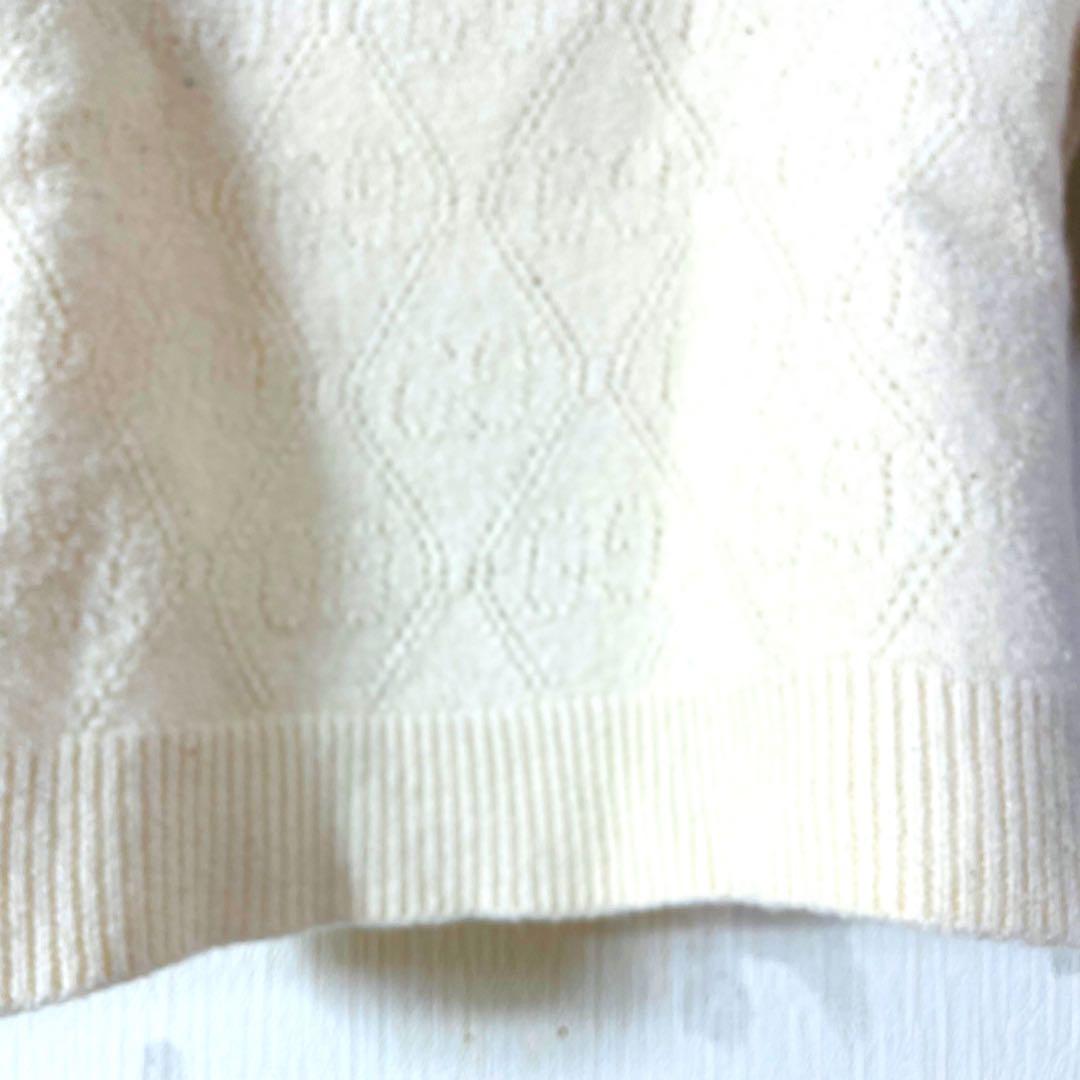 専用꧁美 品꧂ GUCCI グッチ　GG柄ニット アイボリー L 650676