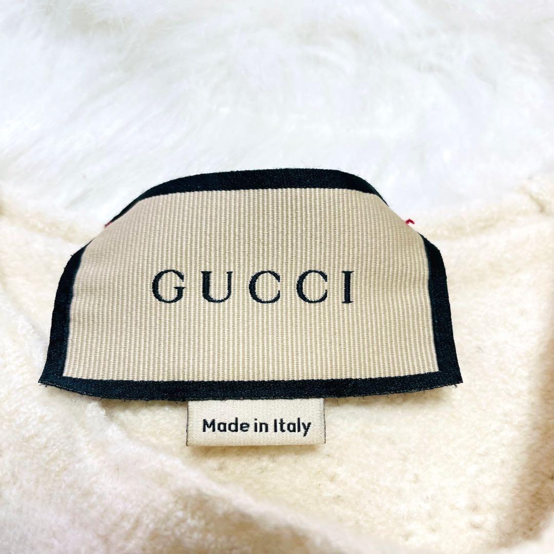 専用꧁美 品꧂ GUCCI グッチ　GG柄ニット アイボリー L 650676