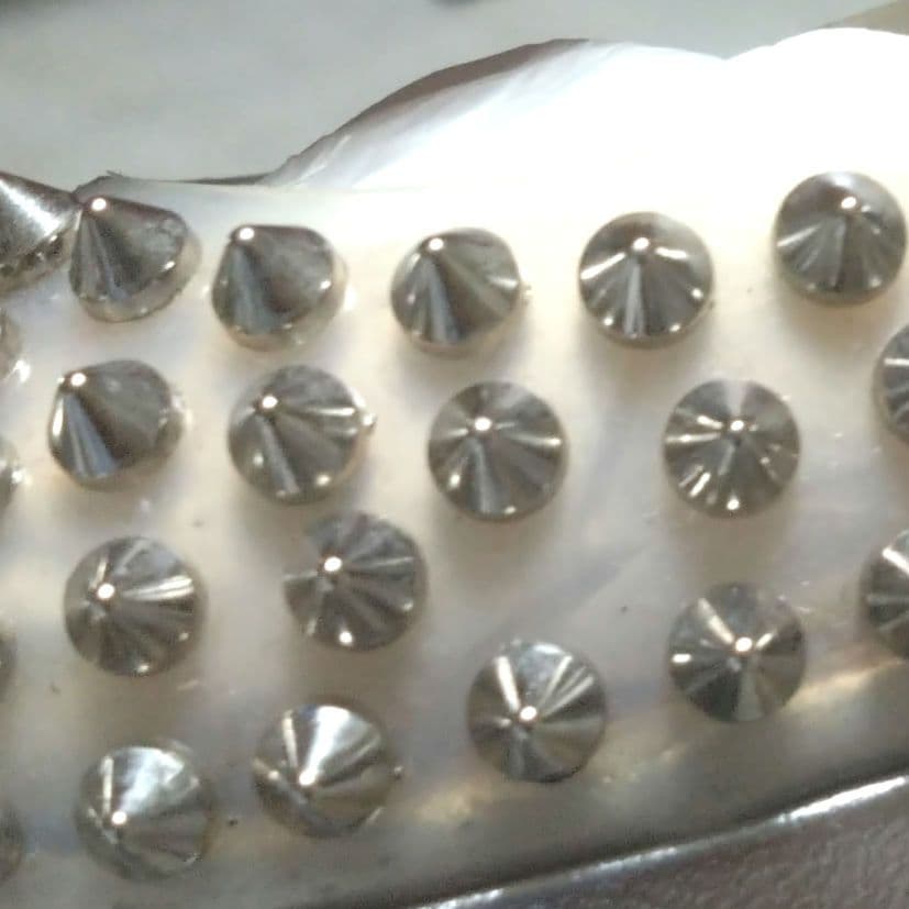 Christian Louboutin サンダル ハイヒール シルバー スタッズ