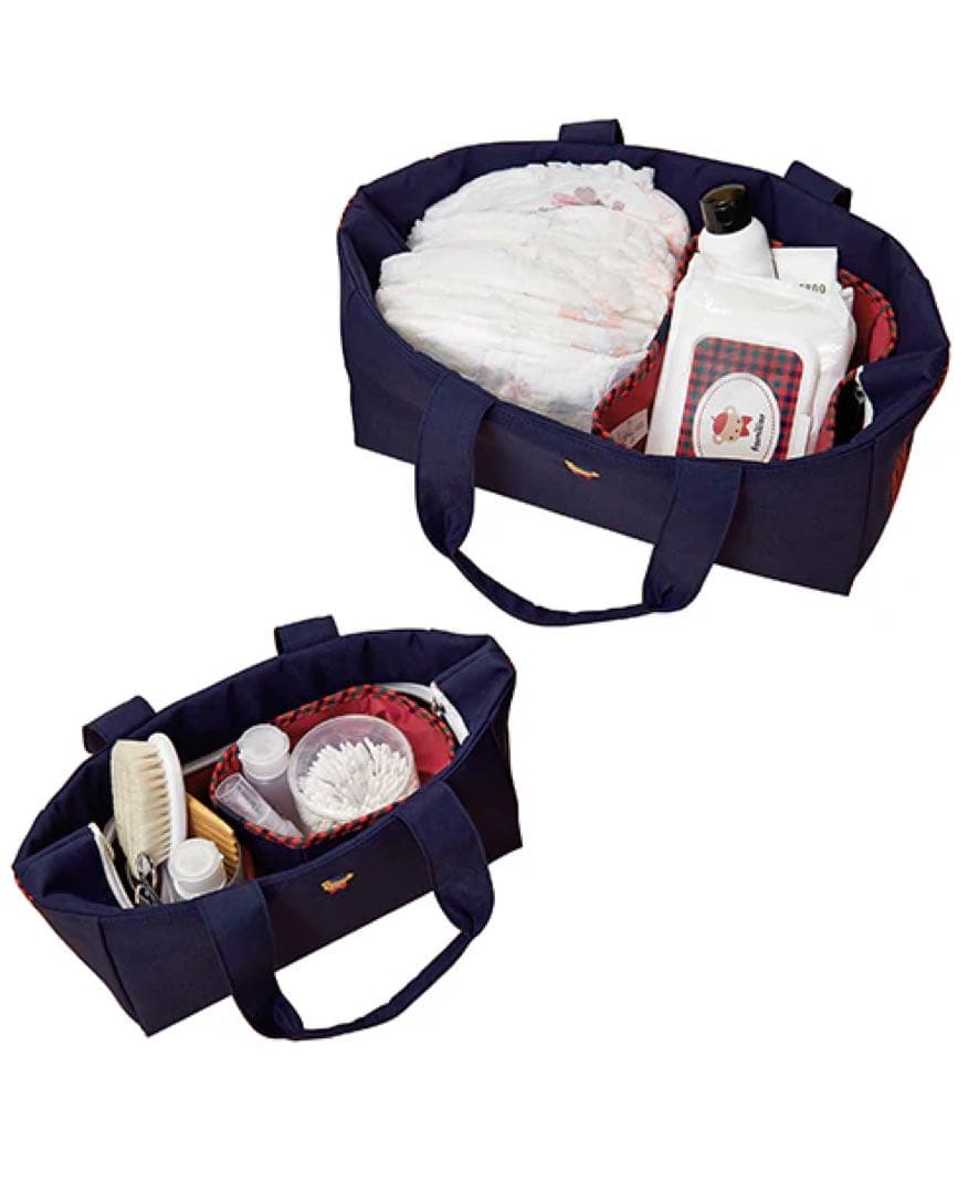 ファミリア　ネイビー 2WAYバッグ サイズ002