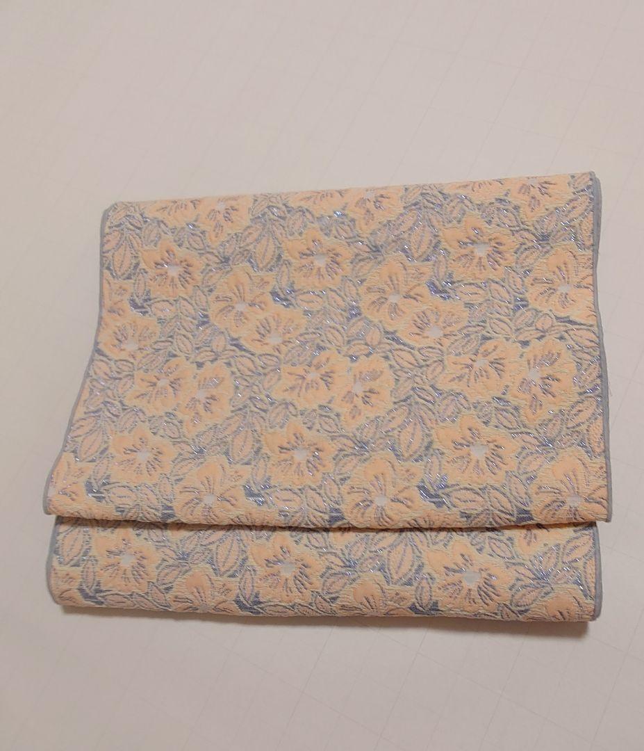 Tsubakian グリッターフラワー兵児帯（桃色珊瑚）