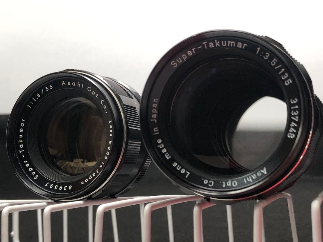 【2点セット】super takumar 55mm(前期型）135mm