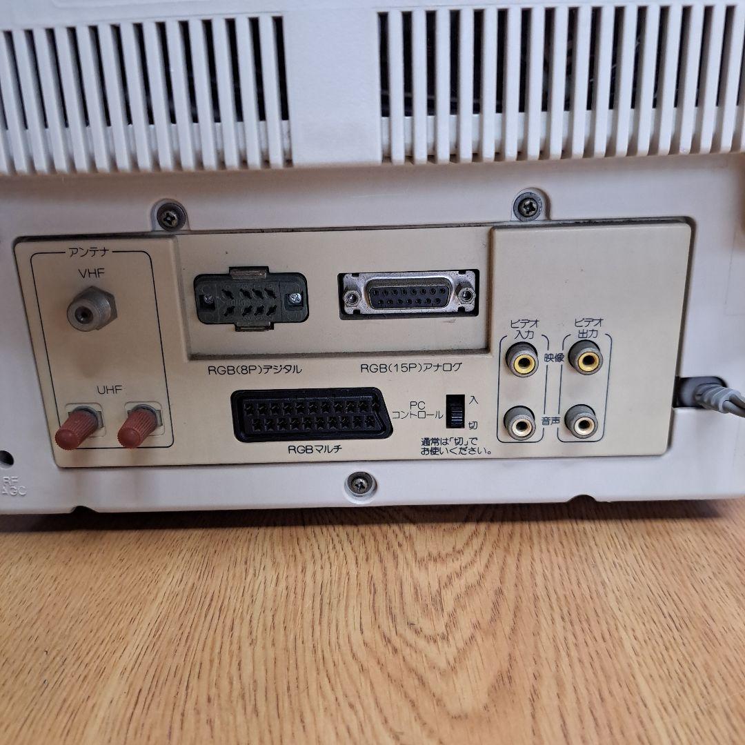 NECカラーテレビPC-TV352型　2 AUTO SCAN　ブラウン管モニター