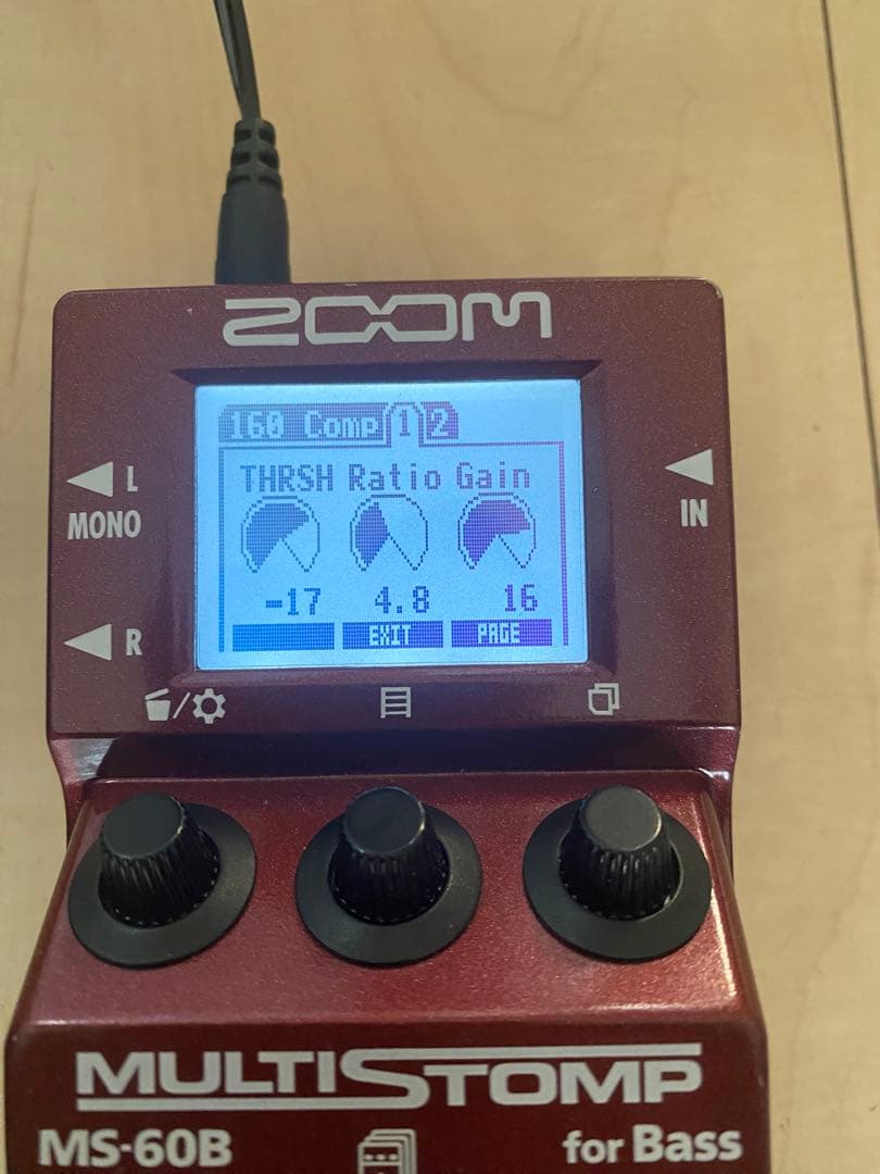ZOOM MULTISTOMP MS-60B ベース　マルチエフェクター