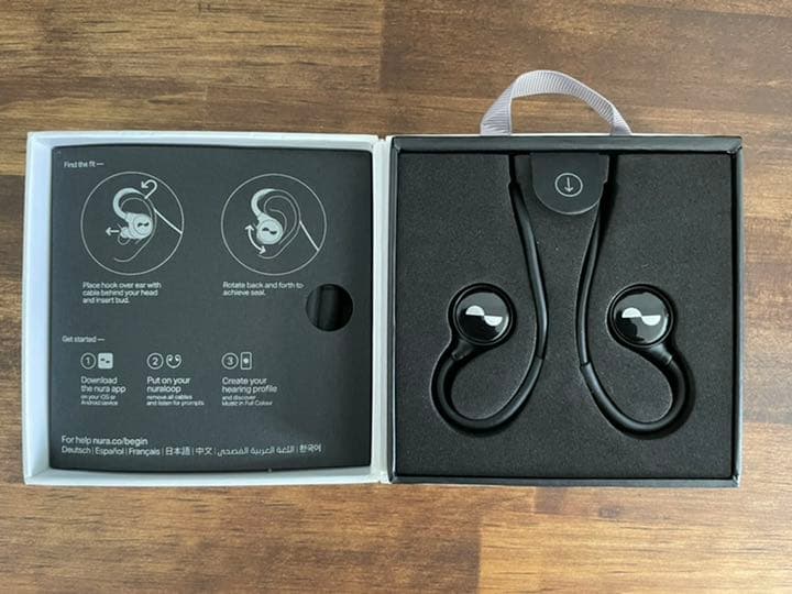 Nura loop ワイヤレス ノイズキャンセリング イヤホン