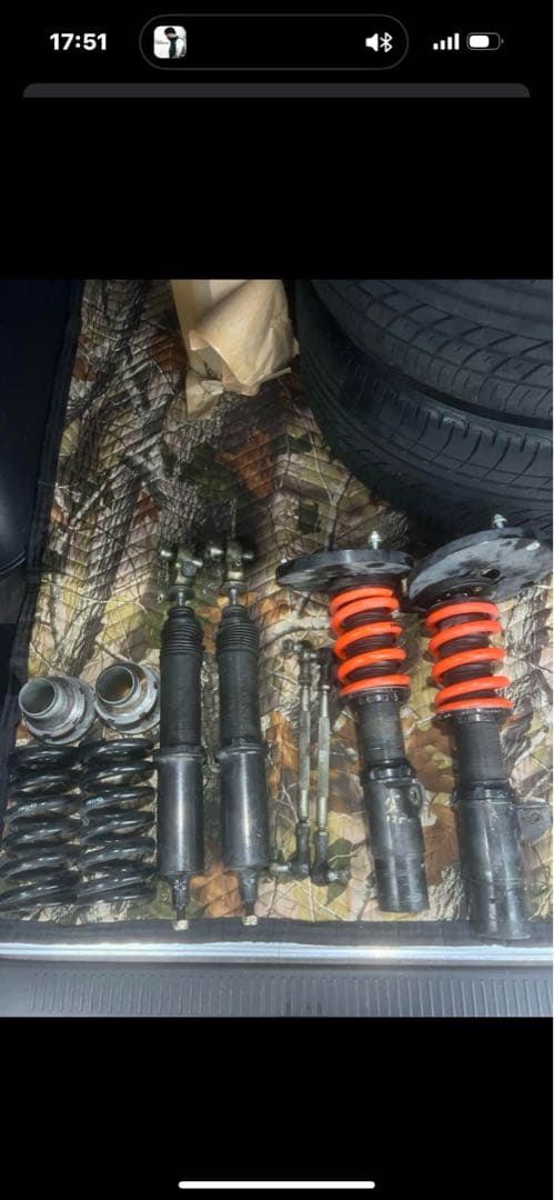 サスペンションキット(オレンジ/ブラック)