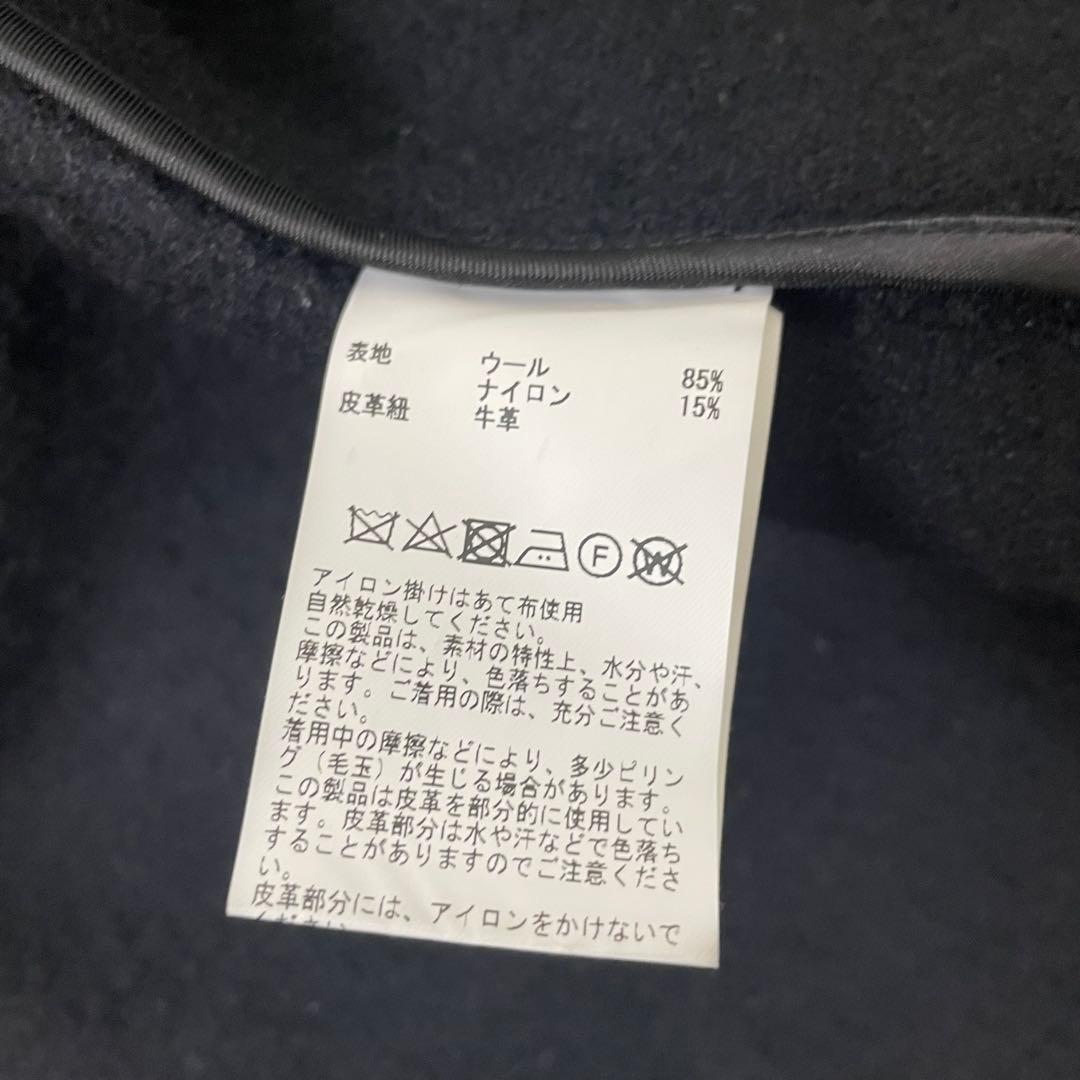 24AW 現行　モンゴメリー　ダッフルコート　ショート丈　ブラック　ユニセックス