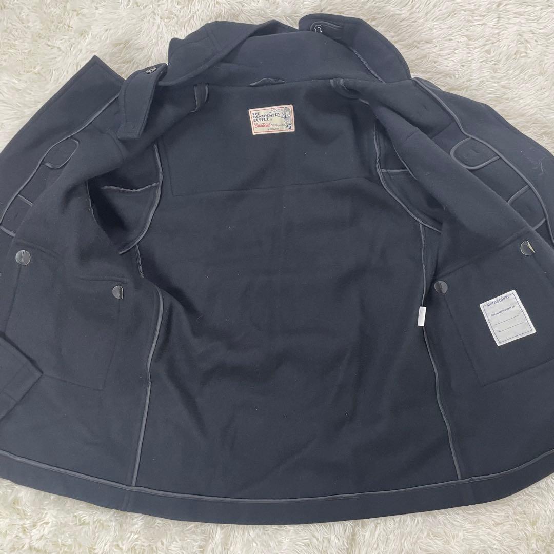 24AW 現行　モンゴメリー　ダッフルコート　ショート丈　ブラック　ユニセックス