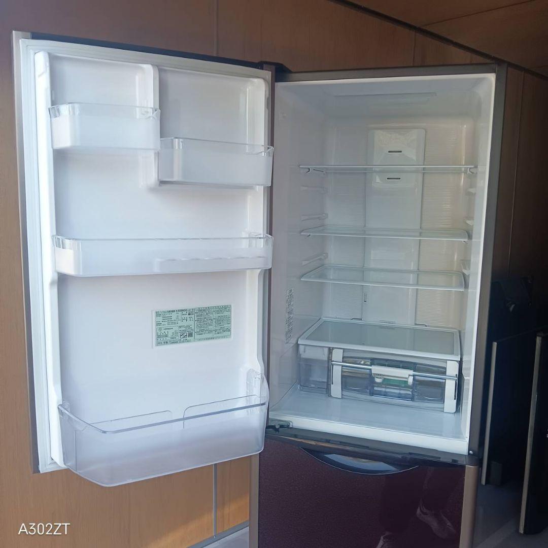 C066 送料設置無料　日立　人気モデル　自動製氷機能付大型冷蔵庫　315L