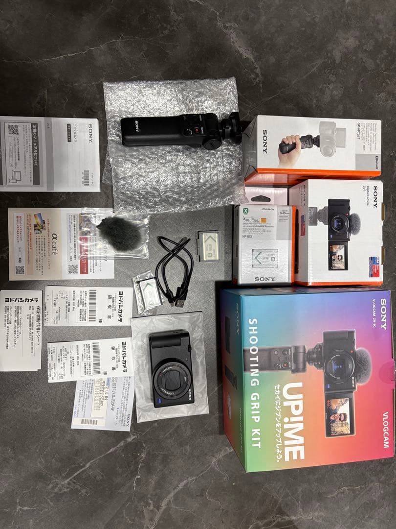 SONY ZV-1G Vlogカメラ Grip付き