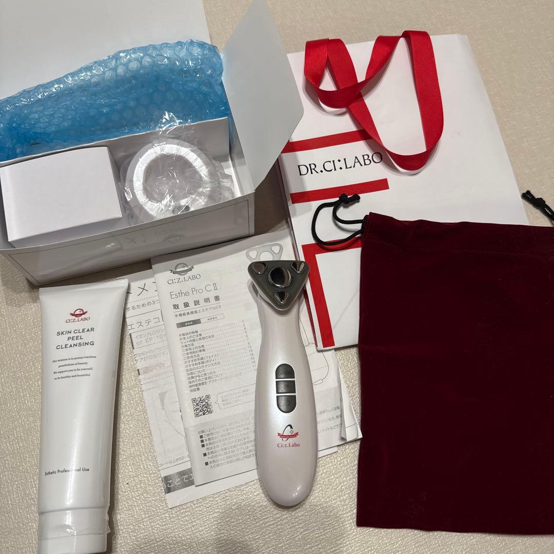【美品】Dr.Ci:Labo エステプロC II クレンジングクリーム付　美顔器