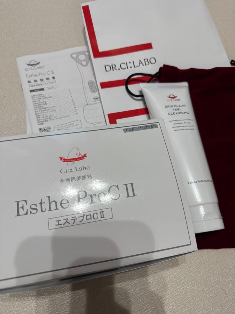 【美品】Dr.Ci:Labo エステプロC II クレンジングクリーム付　美顔器