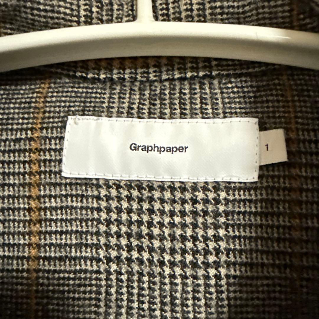 トップス Graphpaper Glencheck Wool L/S Box Shirt