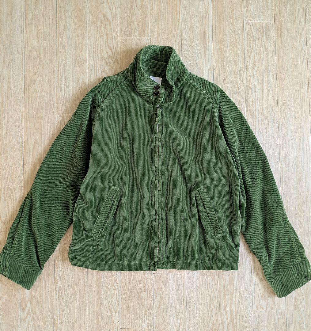 45R 9ウェルコーデュロイの908スウィングトップ グリーン美品