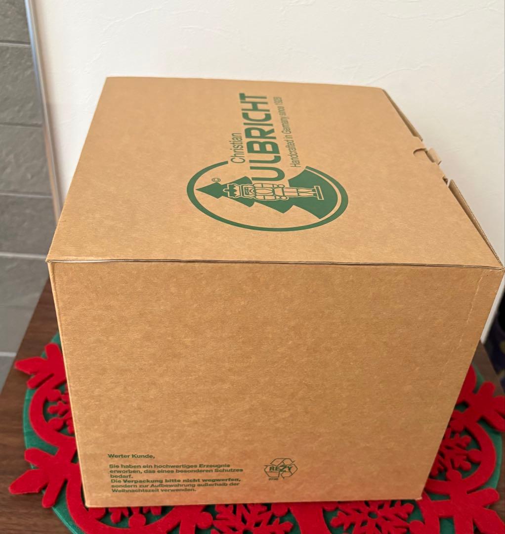 ドイツ　エルツ地方　木製　煙出し人形