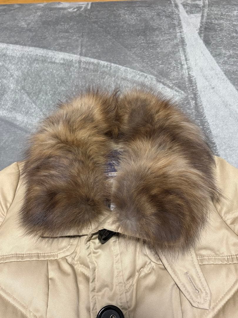 値*P様 【サイズ40】 バーバリーブルーレーベル　ダウンコート　ロング