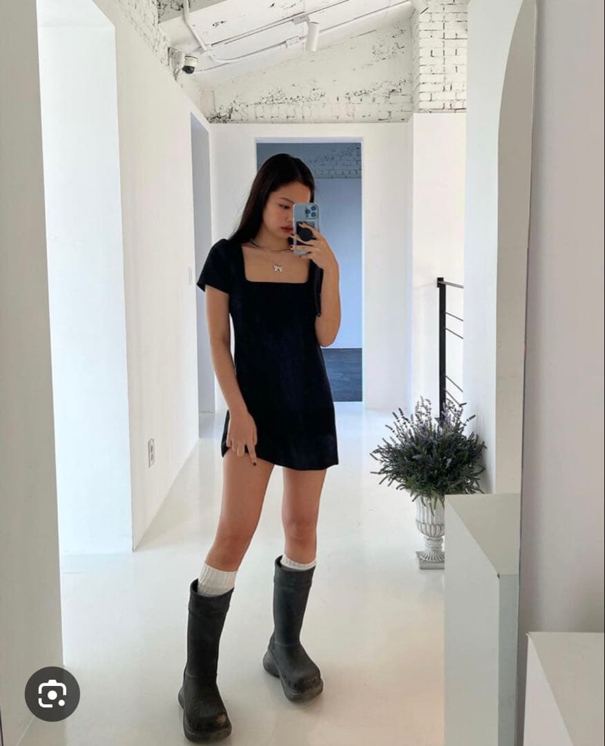 靴 balenciaga crocs boots size38 black