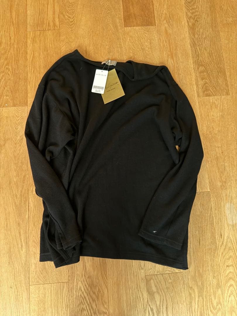 トップス Yohji Yamamoto 25AW ROUND NECK LONG SLV